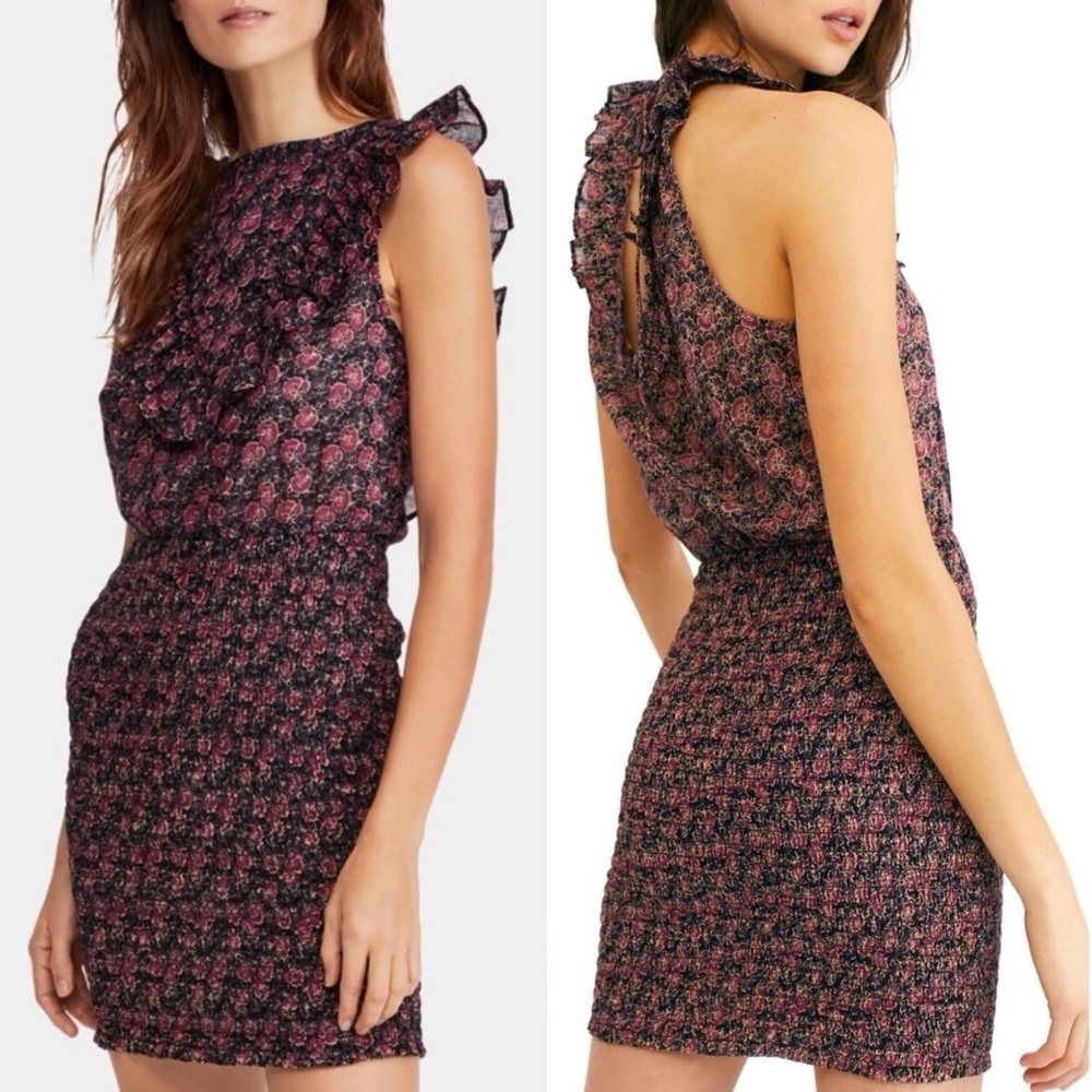 NWT Free People I'm Your Favorite Smocked Dress